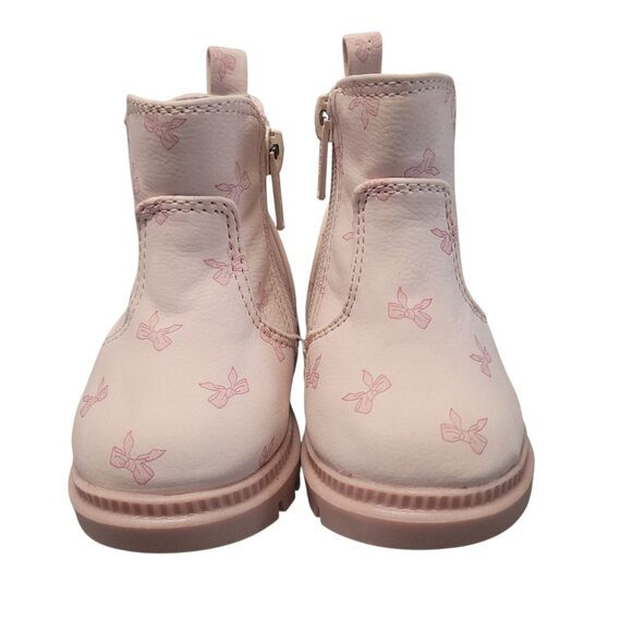 Pink Infant Size 2 Girls’ Bow Chelsea Boots - CLEAN. Excellent Condition - Picture 5 of 13